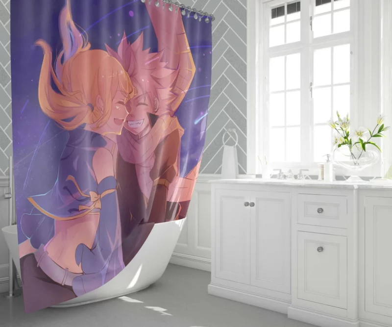 Lucy Heartfilia Adventure Anime Shower Curtain 1