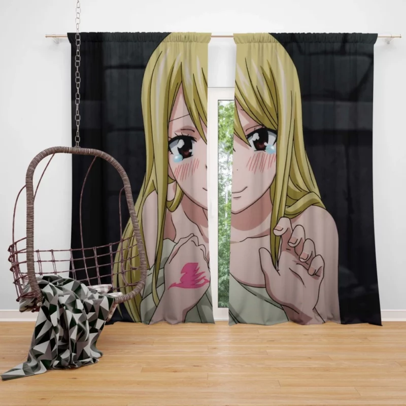 Lucy Heartfilia Celestial Mage Anime Curtain