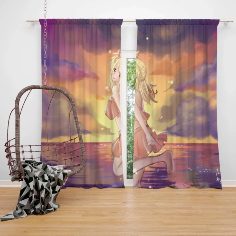 Lucy Heartfilia Celestial Spirit Summoner Anime Curtain