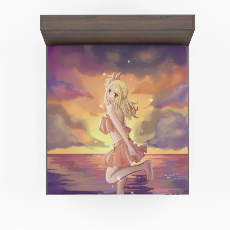 Lucy Heartfilia Celestial Spirit Summoner Anime Fitted Sheet