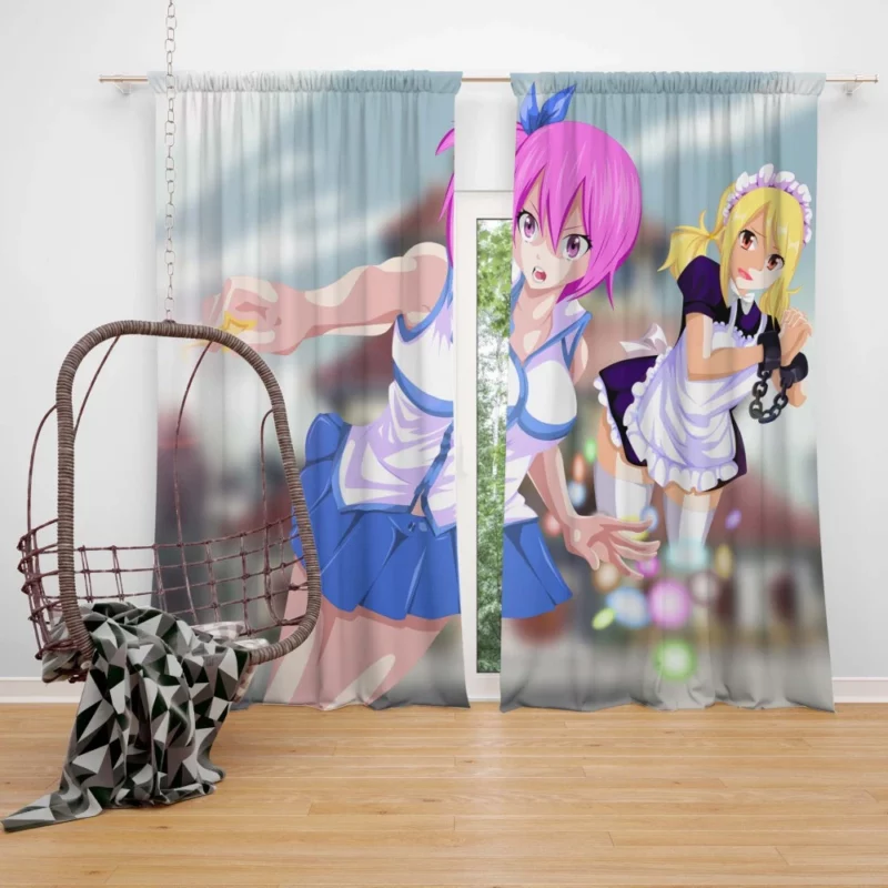 Lucy Heartfilia Clash of Wills Anime Curtain