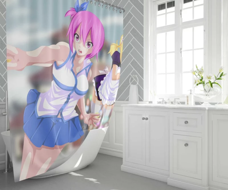 Lucy Heartfilia Clash of Wills Anime Shower Curtain 1