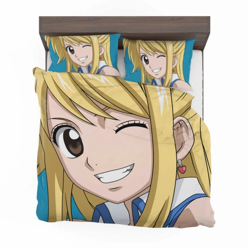 Lucy Heartfilia Enigmatic Blonde Beauty Anime Bedding Set 1