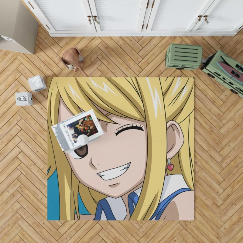 Lucy Heartfilia Enigmatic Blonde Beauty Anime Rug