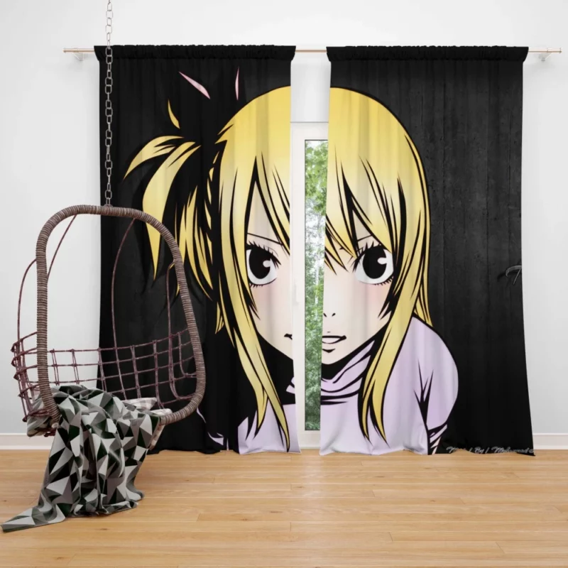 Lucy Heartfilia Fairy Tail Hero Anime Curtain