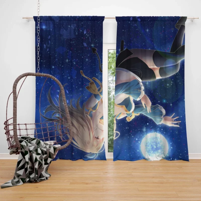 Lucy Heartfilia Fairy Tail Mage Anime Curtain