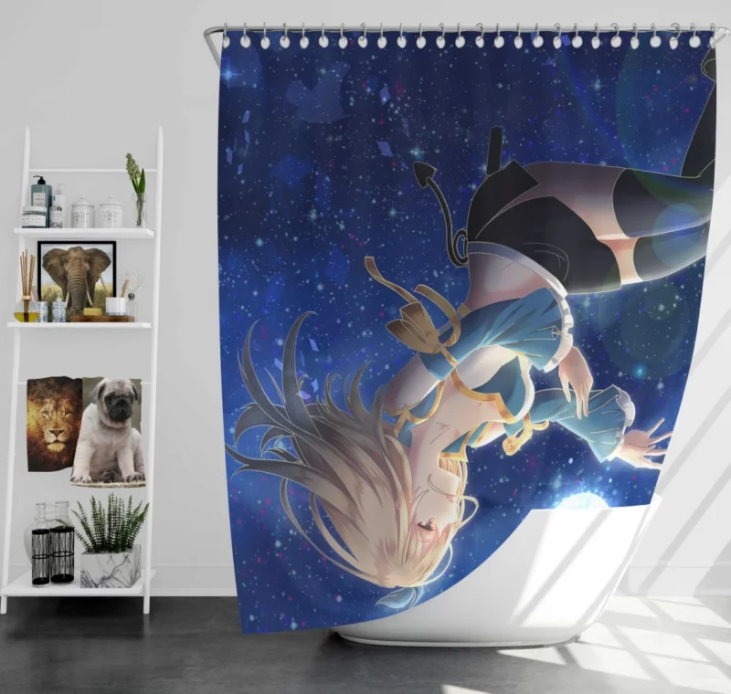 Lucy Heartfilia Fairy Tail Mage Anime Shower Curtain