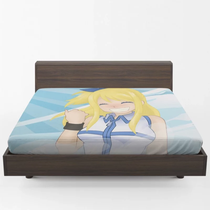 Lucy Heartfilia Fairy Tail Protagonist Anime Fitted Sheet 1