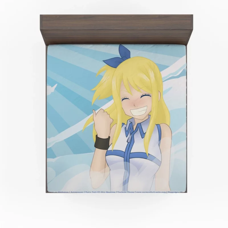 Lucy Heartfilia Fairy Tail Protagonist Anime Fitted Sheet