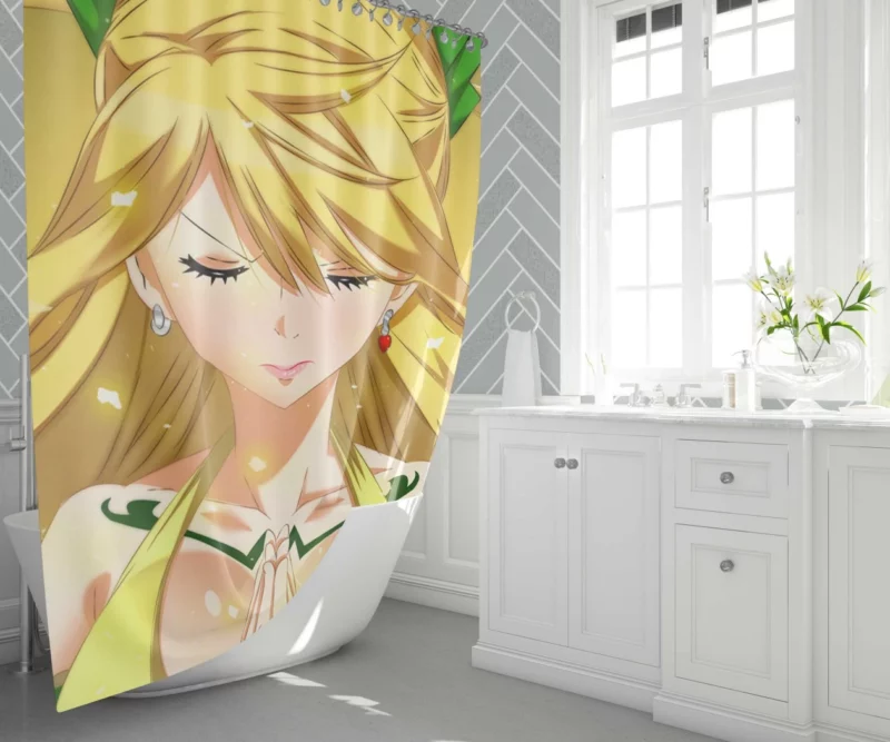 Lucy Heartfilia Fairy Tail Resilience Anime Shower Curtain 1