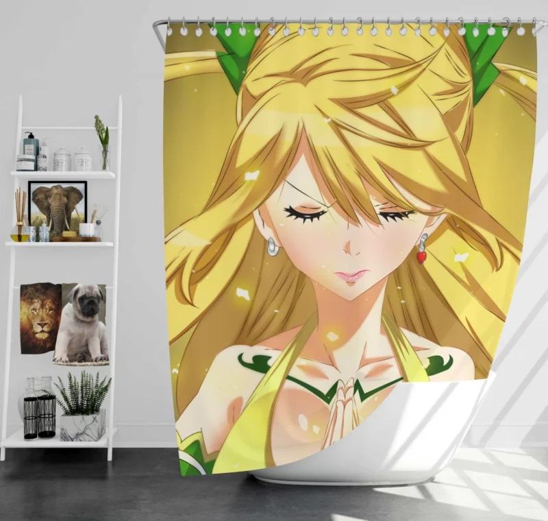 Lucy Heartfilia Fairy Tail Resilience Anime Shower Curtain