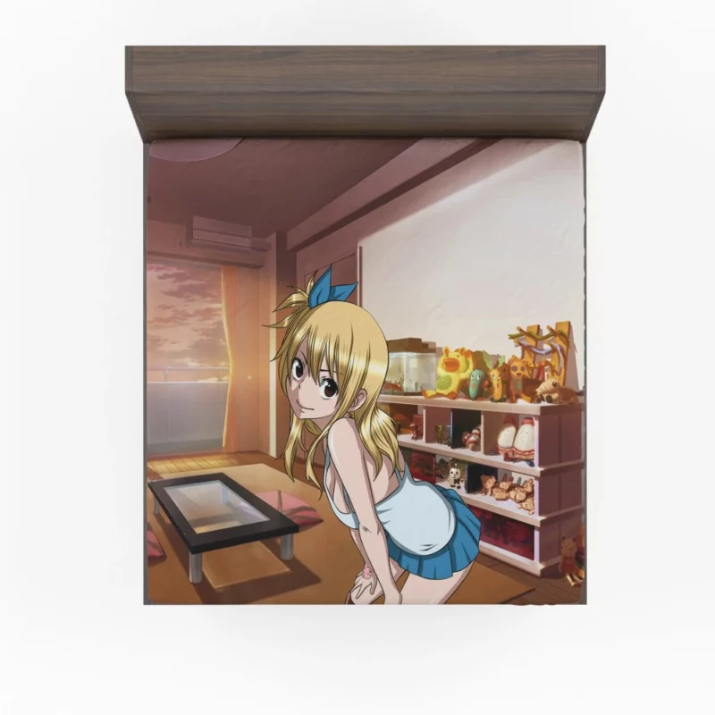 Lucy Heartfilia Guild Adventurer Anime Fitted Sheet