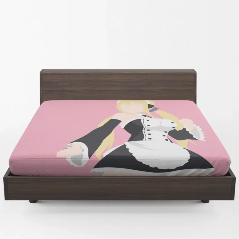 Lucy Heartfilia Guild Glowing Star Anime Fitted Sheet 1