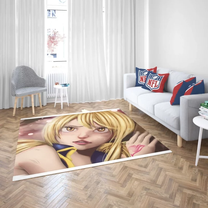 Lucy Heartfilia Guild Shining Light Anime Rug 2