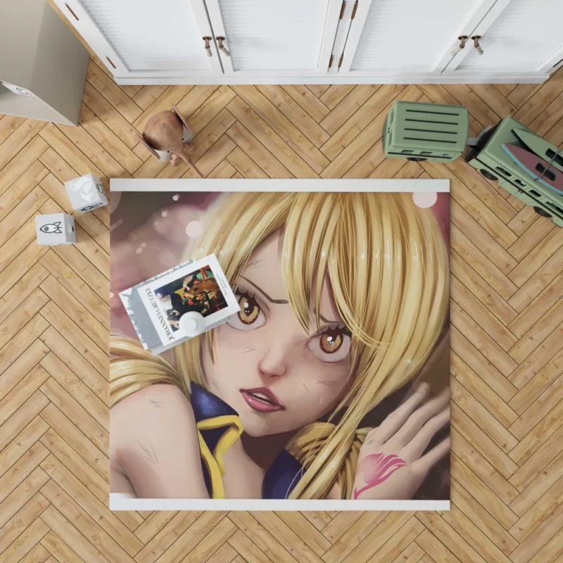 Lucy Heartfilia Guild Shining Light Anime Rug