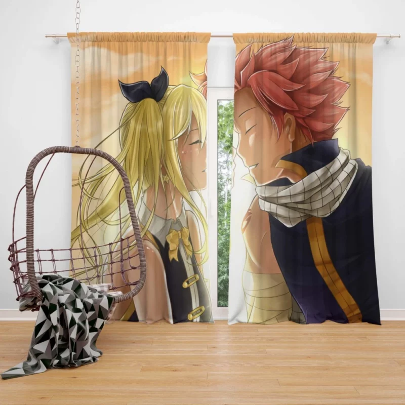 Lucy Heartfilia Magic Journey Anime Curtain