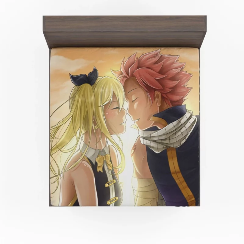 Lucy Heartfilia Magic Journey Anime Fitted Sheet