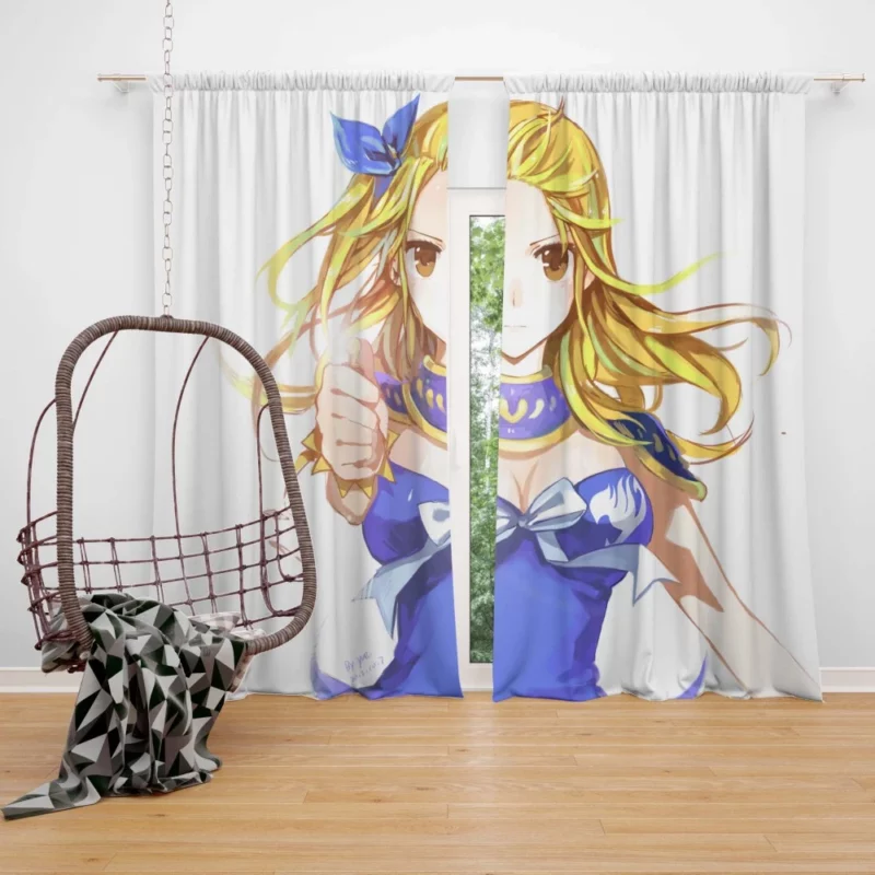 Lucy Heartfilia Magic and Adventure Anime Curtain