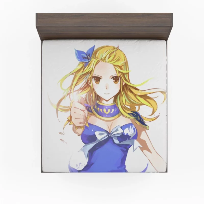 Lucy Heartfilia Magic and Adventure Anime Fitted Sheet