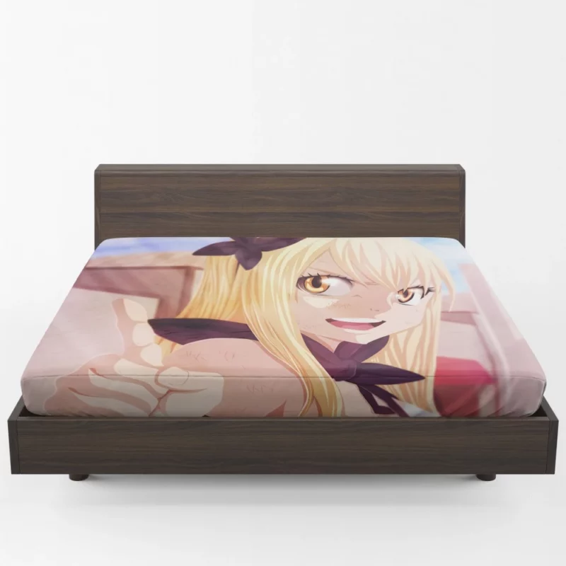 Lucy Heartfilia Magic and Bonds Anime Fitted Sheet 1