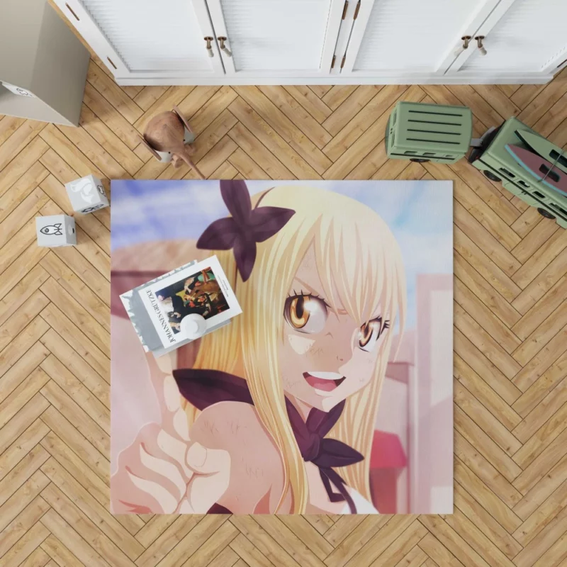 Lucy Heartfilia Magic and Bonds Anime Rug