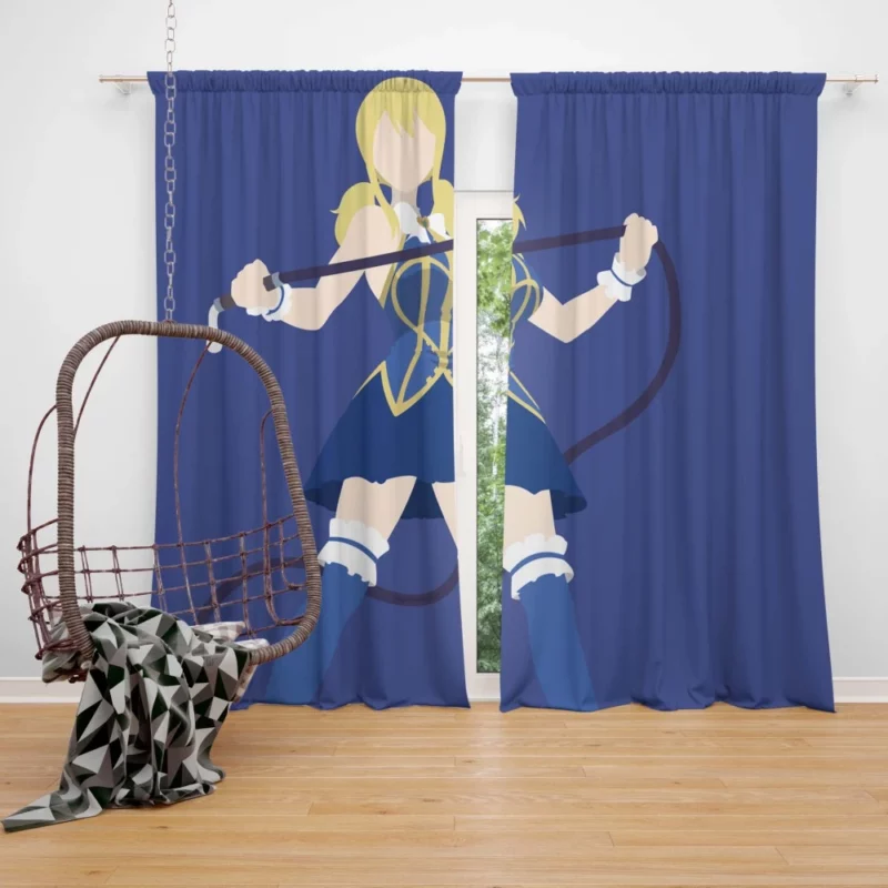 Lucy Heartfilia Magic and Friendship Anime Curtain