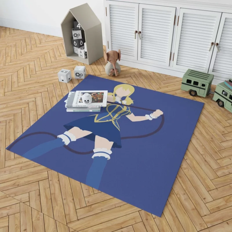 Lucy Heartfilia Magic and Friendship Anime Rug 1