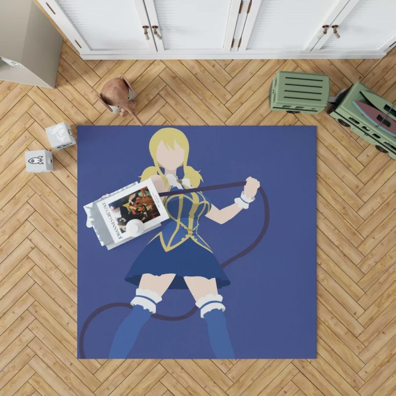 Lucy Heartfilia Magic and Friendship Anime Rug