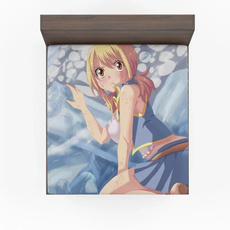 Lucy Heartfilia Magical Endeavors Anime Fitted Sheet