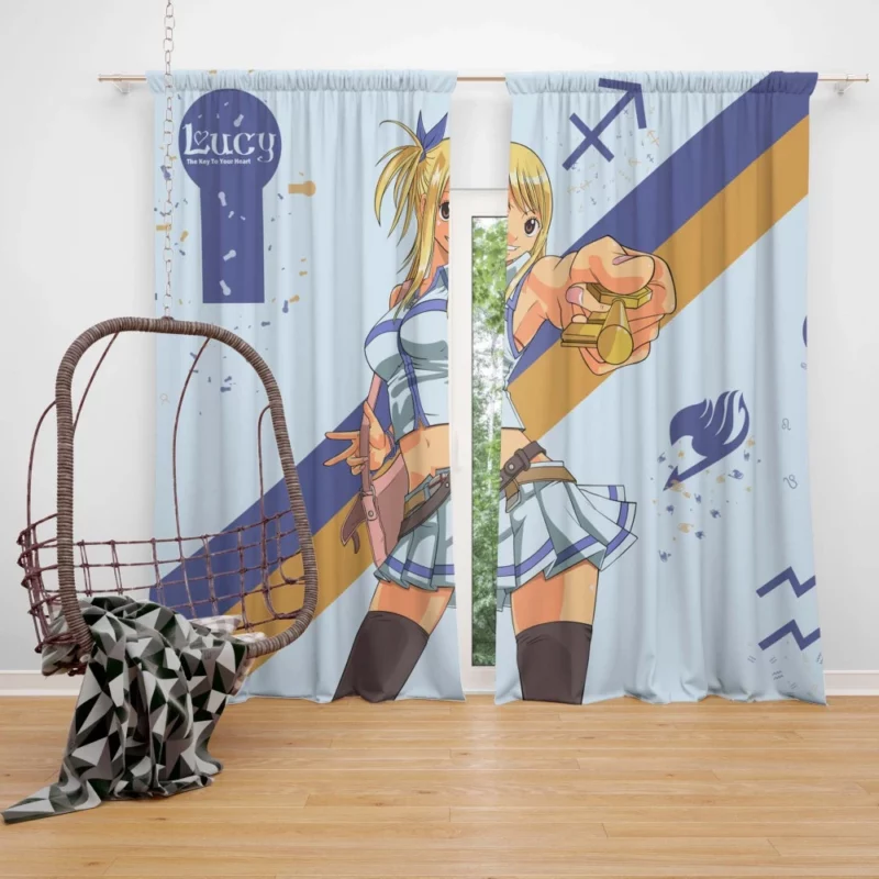 Lucy Heartfilia Unbreakable Spirit Anime Curtain