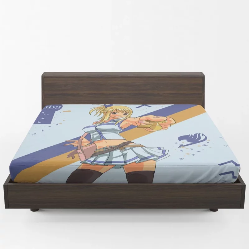 Lucy Heartfilia Unbreakable Spirit Anime Fitted Sheet 1