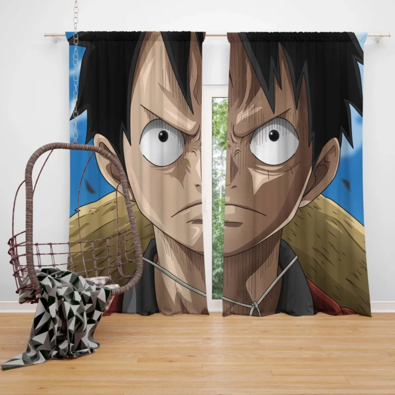 Luffy Adventures Continue Anime Curtain