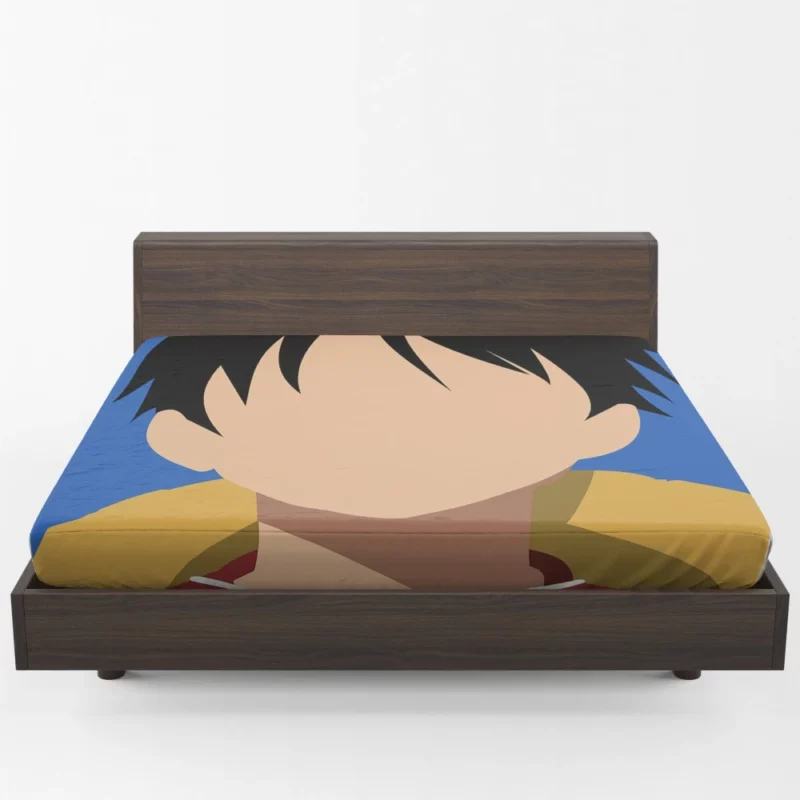 Luffy Courageous Voyage Anime Fitted Sheet 1