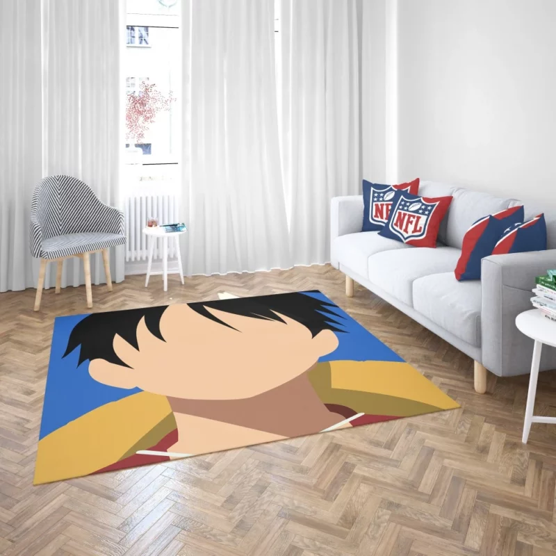 Luffy Courageous Voyage Anime Rug 2