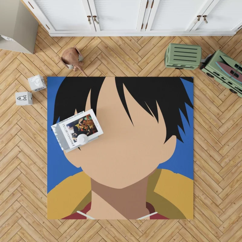 Luffy Courageous Voyage Anime Rug