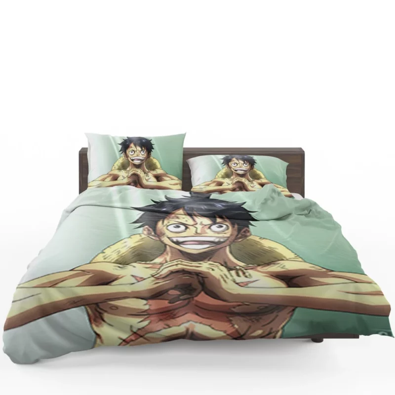 Luffy Determined Quest Anime Bedding Set