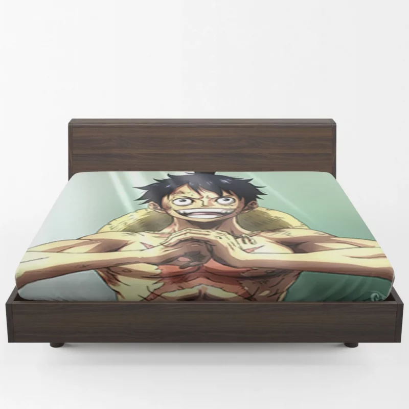 Luffy Determined Quest Anime Fitted Sheet 1