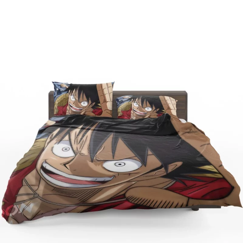 Luffy Determined Voyage Anime Bedding Set