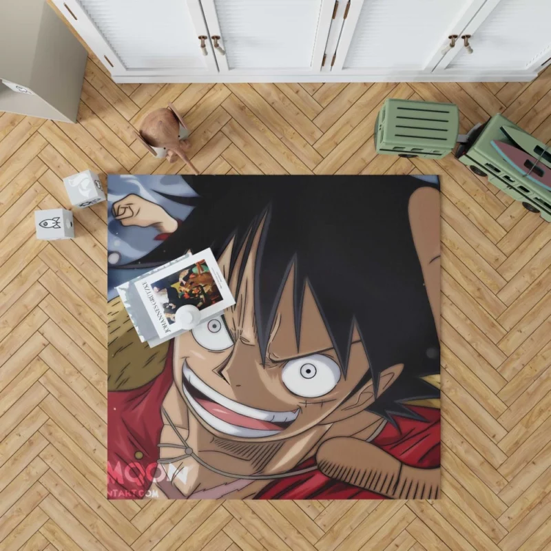 Luffy Determined Voyage Anime Rug