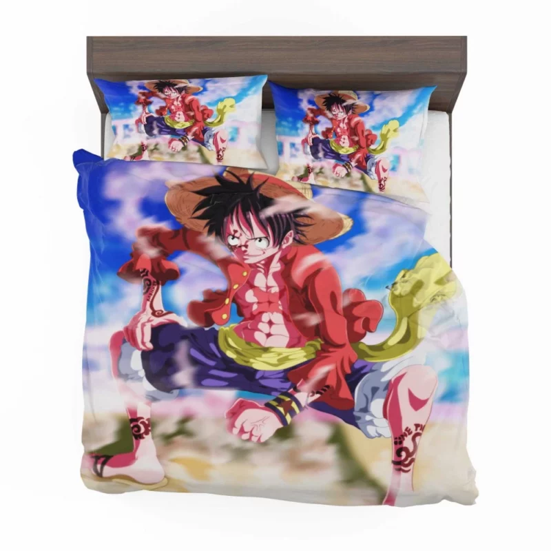 Luffy Grand Pirate Journey Anime Bedding Set 1