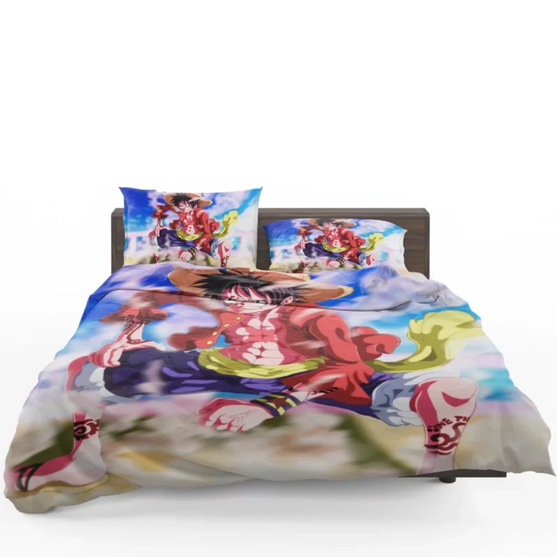 Luffy Grand Pirate Journey Anime Bedding Set