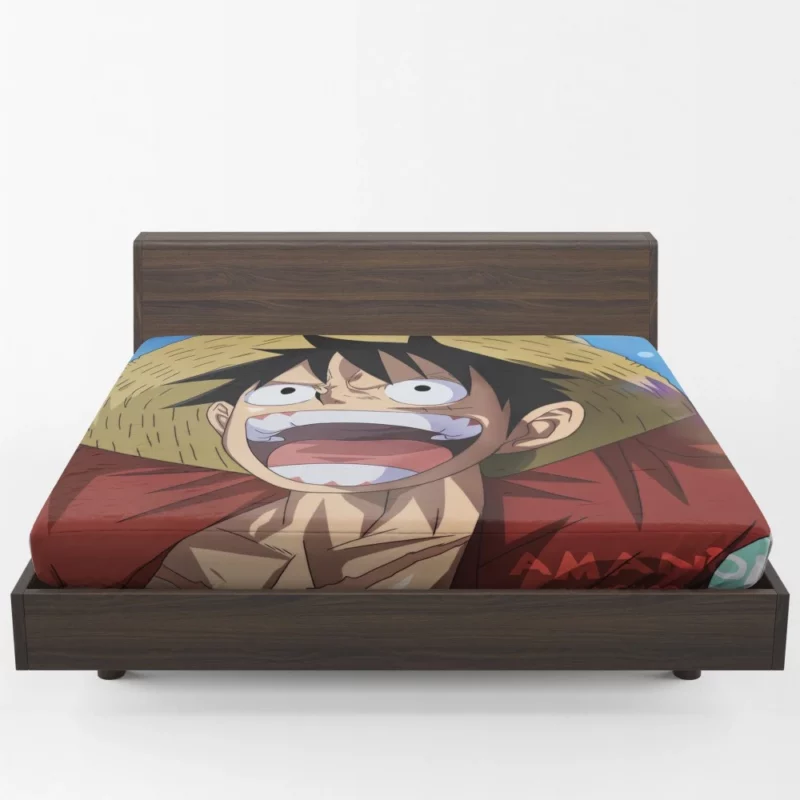 Luffy Heroic Exploits Anime Fitted Sheet 1