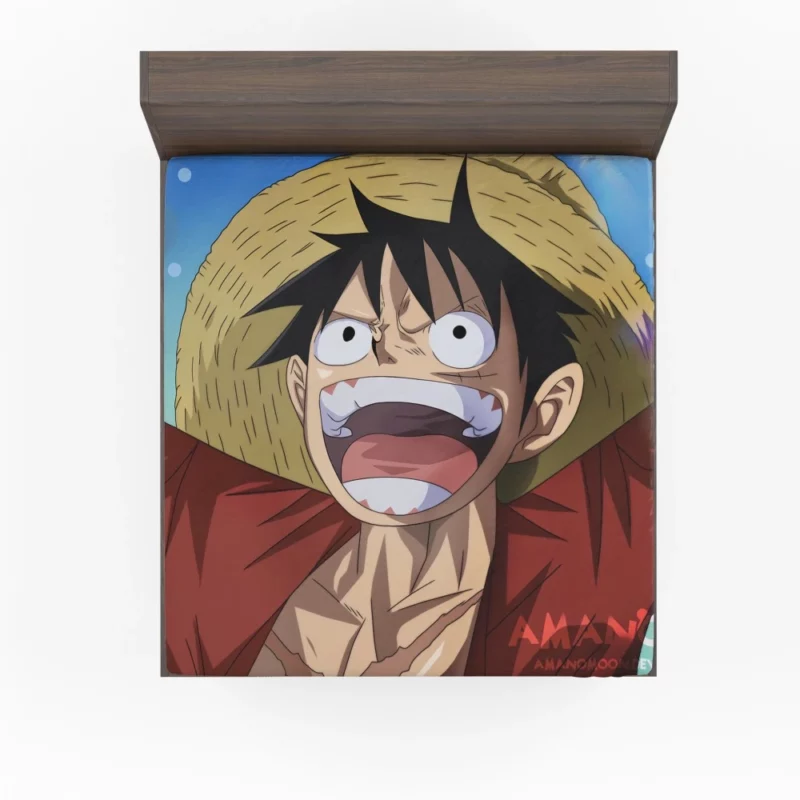 Luffy Heroic Exploits Anime Fitted Sheet