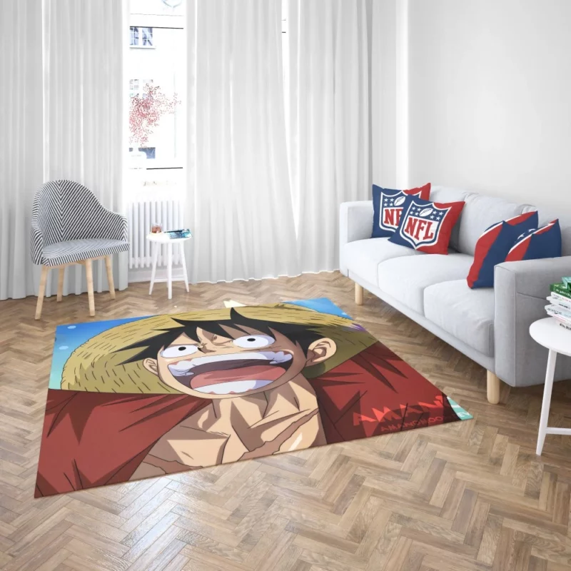 Luffy Heroic Exploits Anime Rug 2