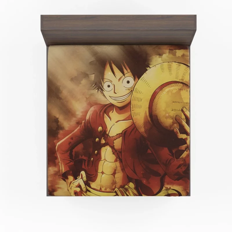 Luffy Heroic Odyssey Anime Fitted Sheet