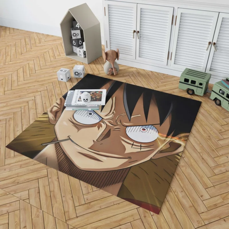 Luffy Mastery of Haki Anime Rug 1