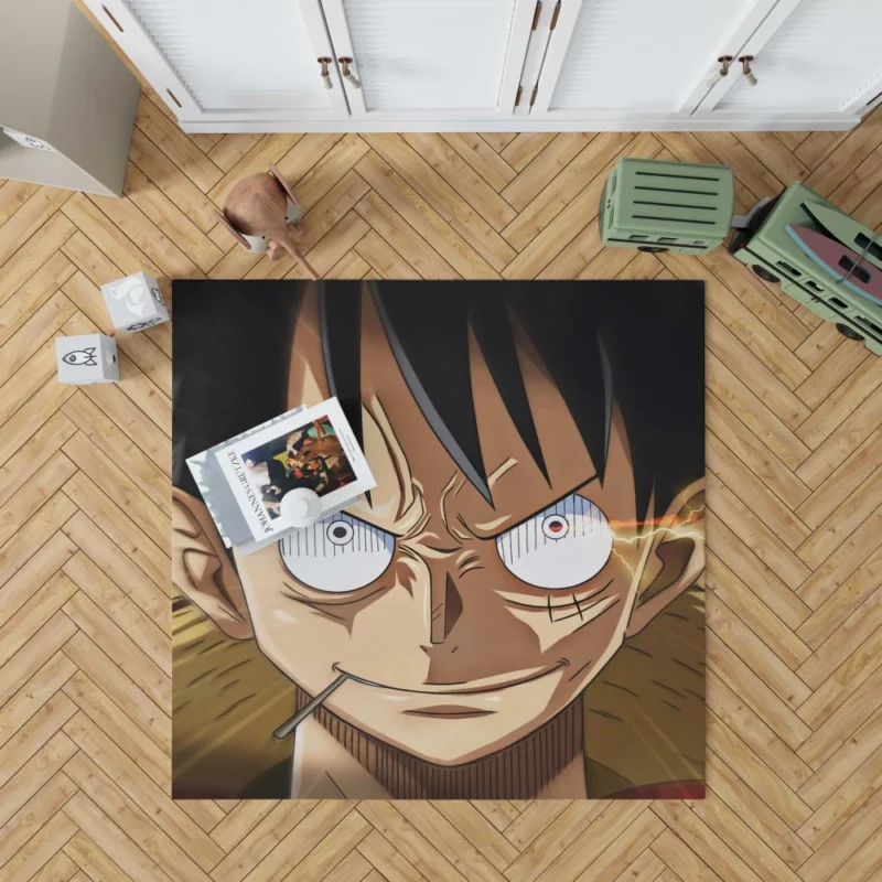 Luffy Mastery of Haki Anime Rug