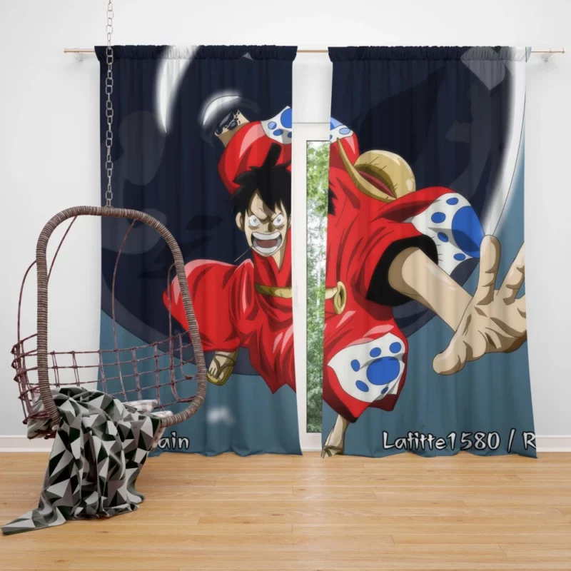 Luffy Never-Ending Quest Anime Curtain