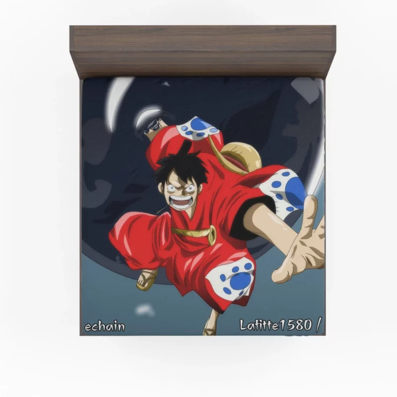 Luffy Never-Ending Quest Anime Fitted Sheet