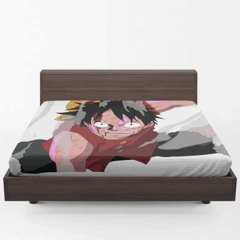 Luffy Path to Greatness Anime Fitted Sheet 1